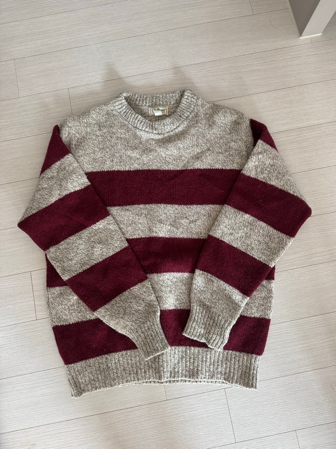 엘엘빈(L.L.bean) 스트라이프 니트 L사이즈 판매합니다 상품이미지2