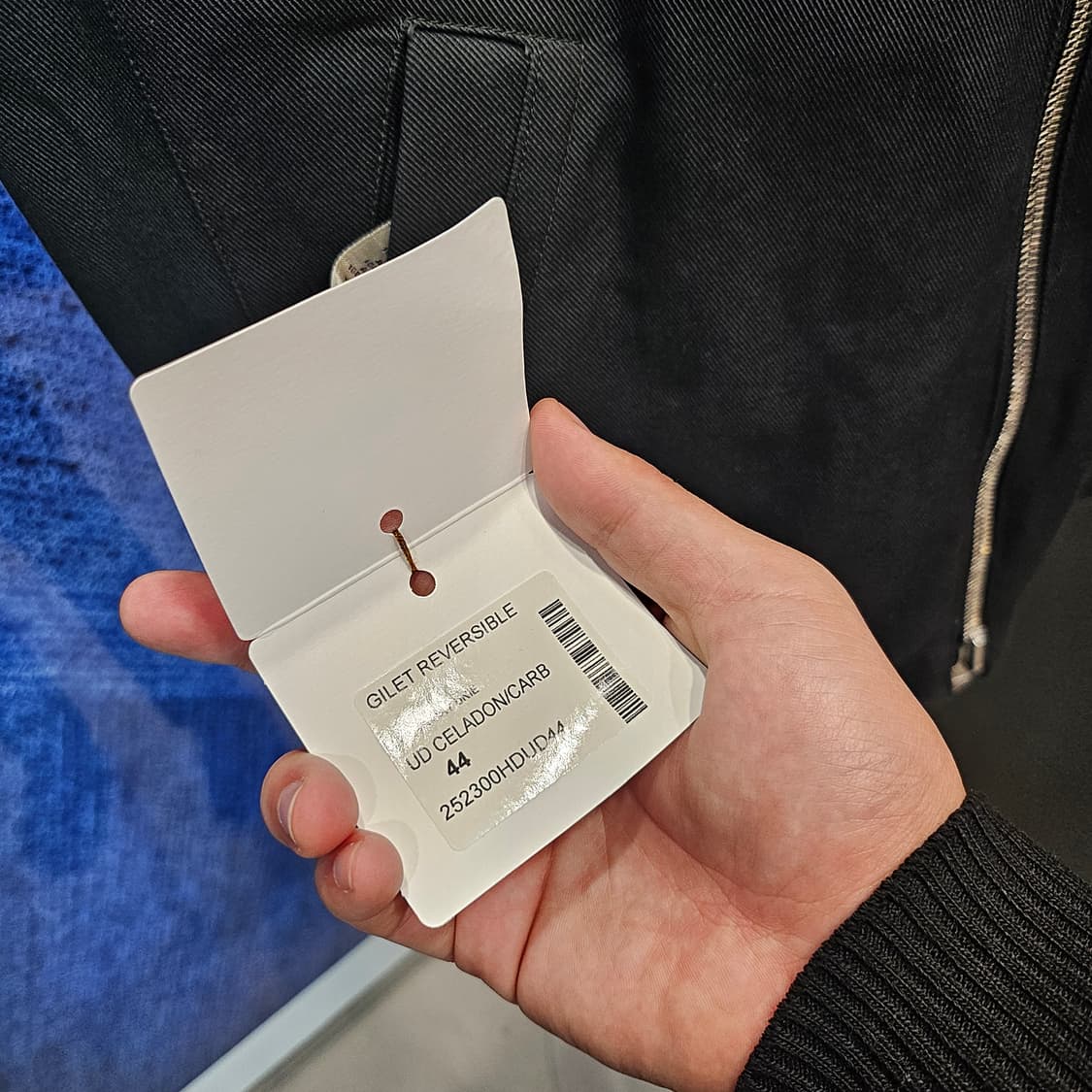 에르메스 플레인 토일 브라이트 캔버스 리버서블 후드 베스트 상품이미지7