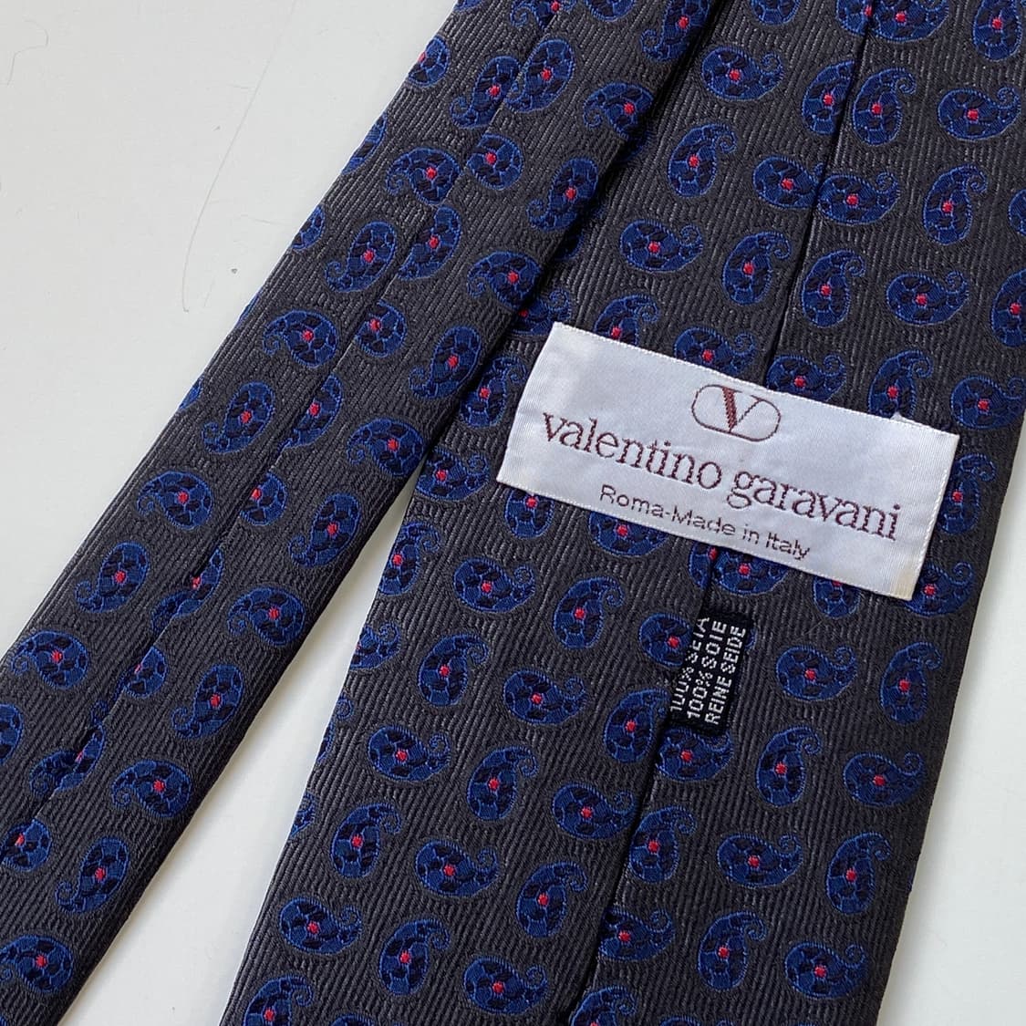 발렌티노(Valentino Garavani) 심플로고 정품 명품넥타이 상품이미지6