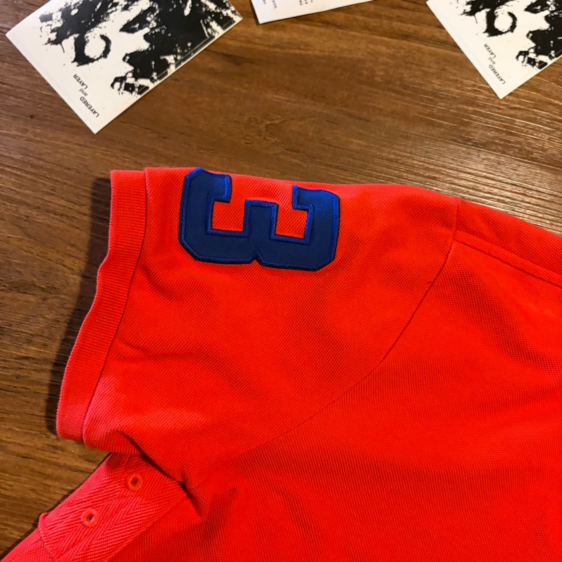 POLO RALPH LAUREN 빅 포니 카라티 레드 상품이미지4