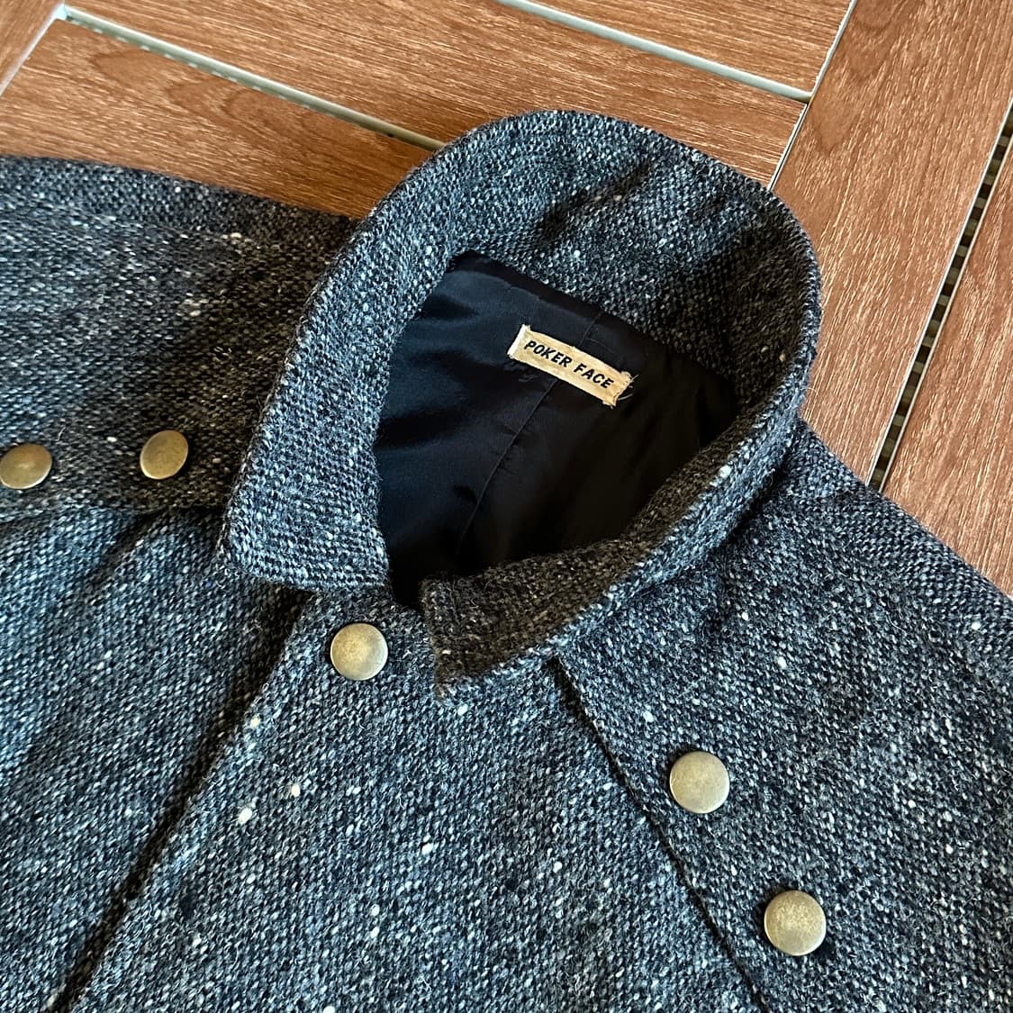 Pokerface tweed wool bomber jacket 상품이미지4