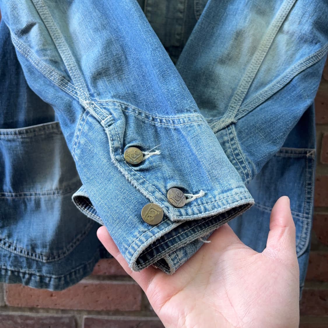 리 Lee 91-J 데님 커버올 자켓 상품이미지7