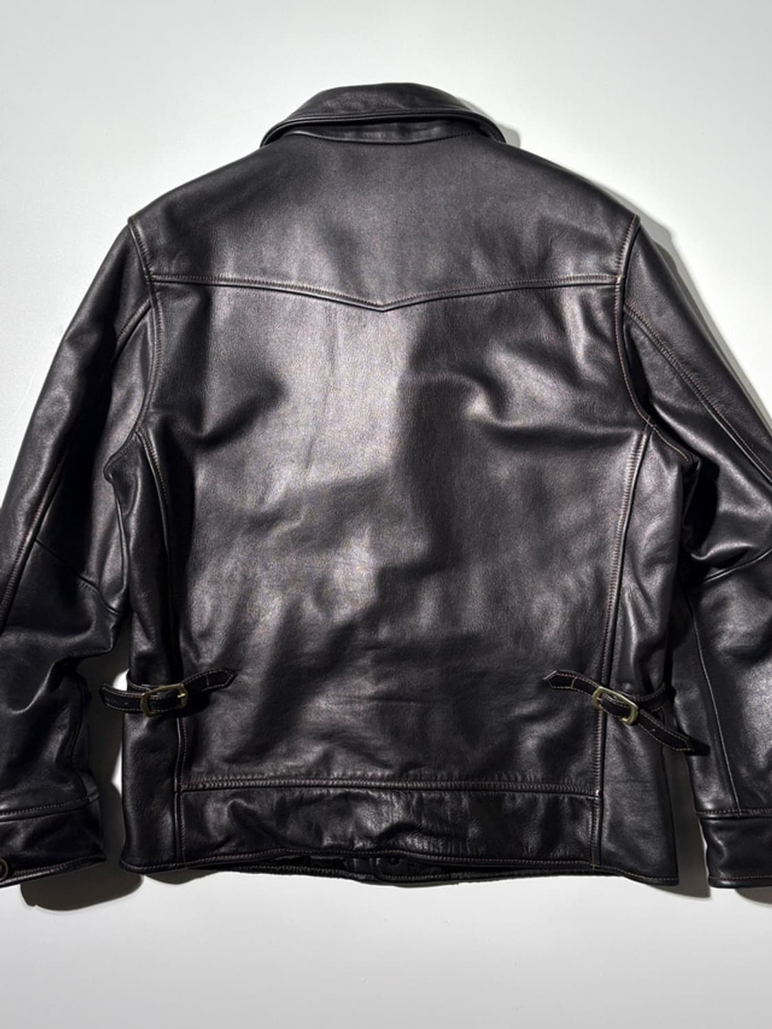 Curphey Leather 홀스하이드 숄카라 가죽자켓 상품이미지2