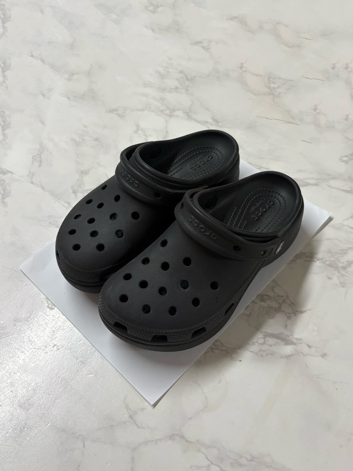 크록스 클래식 플랫폼 클로그 블랙 상품이미지4