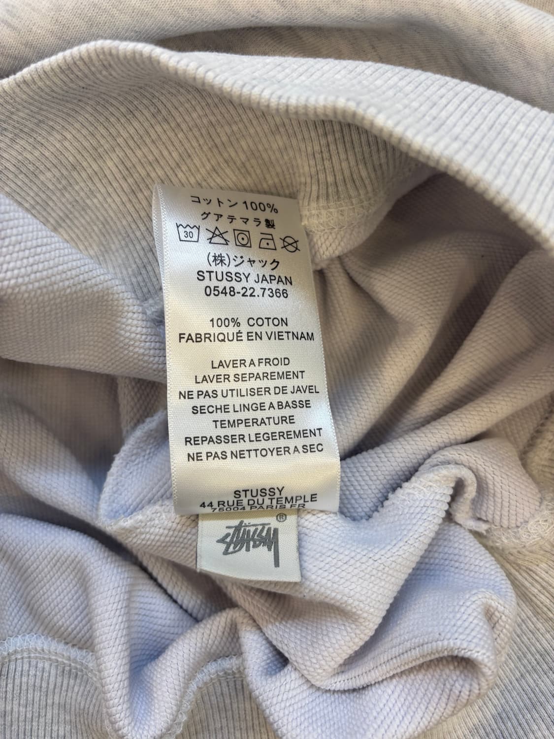 스투시 베이직 로고 크루넥 스웻셔츠 상품이미지5