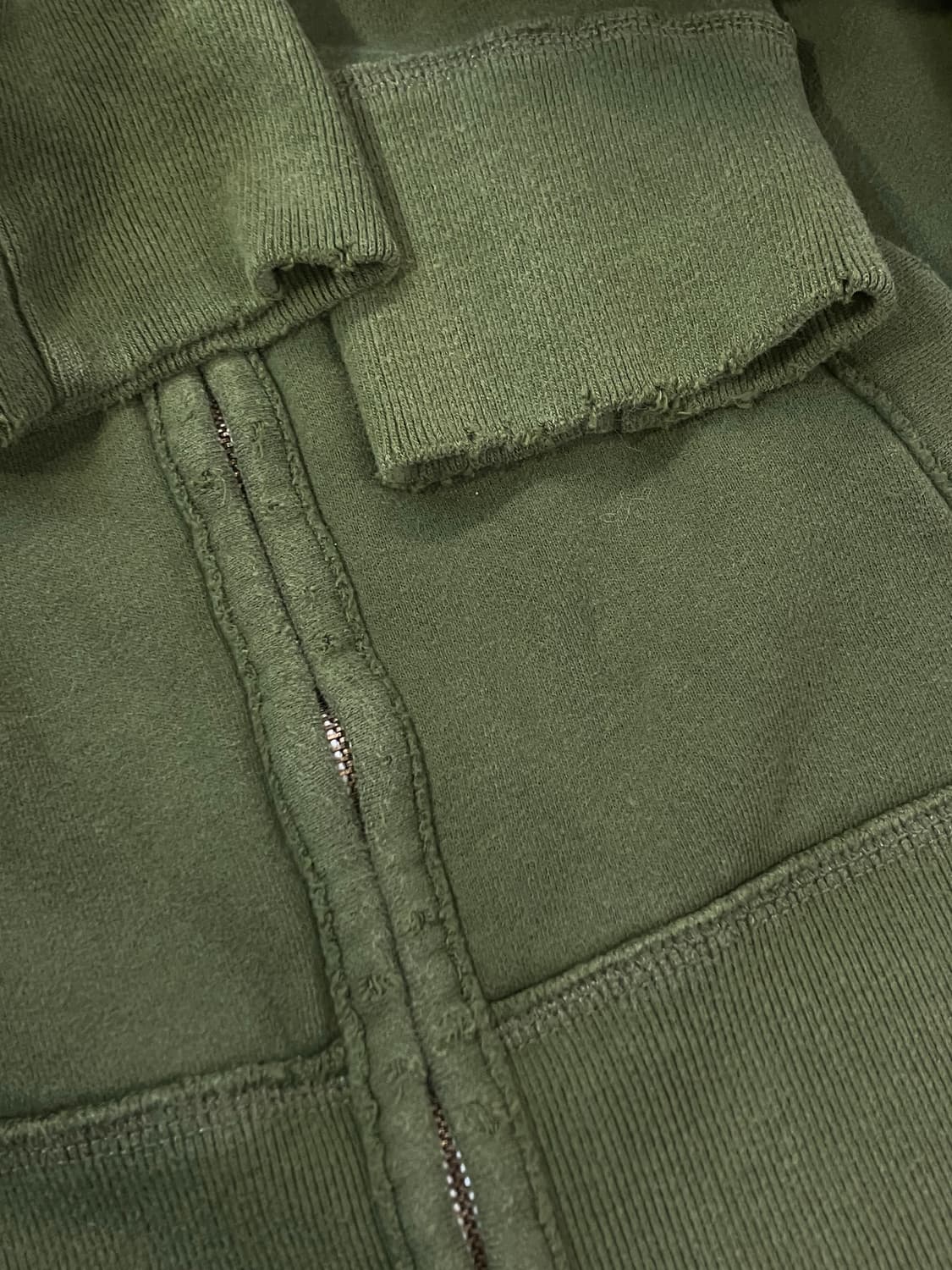 홀리스터 기모 후드집업 그린 XL #csz2329 상품이미지8