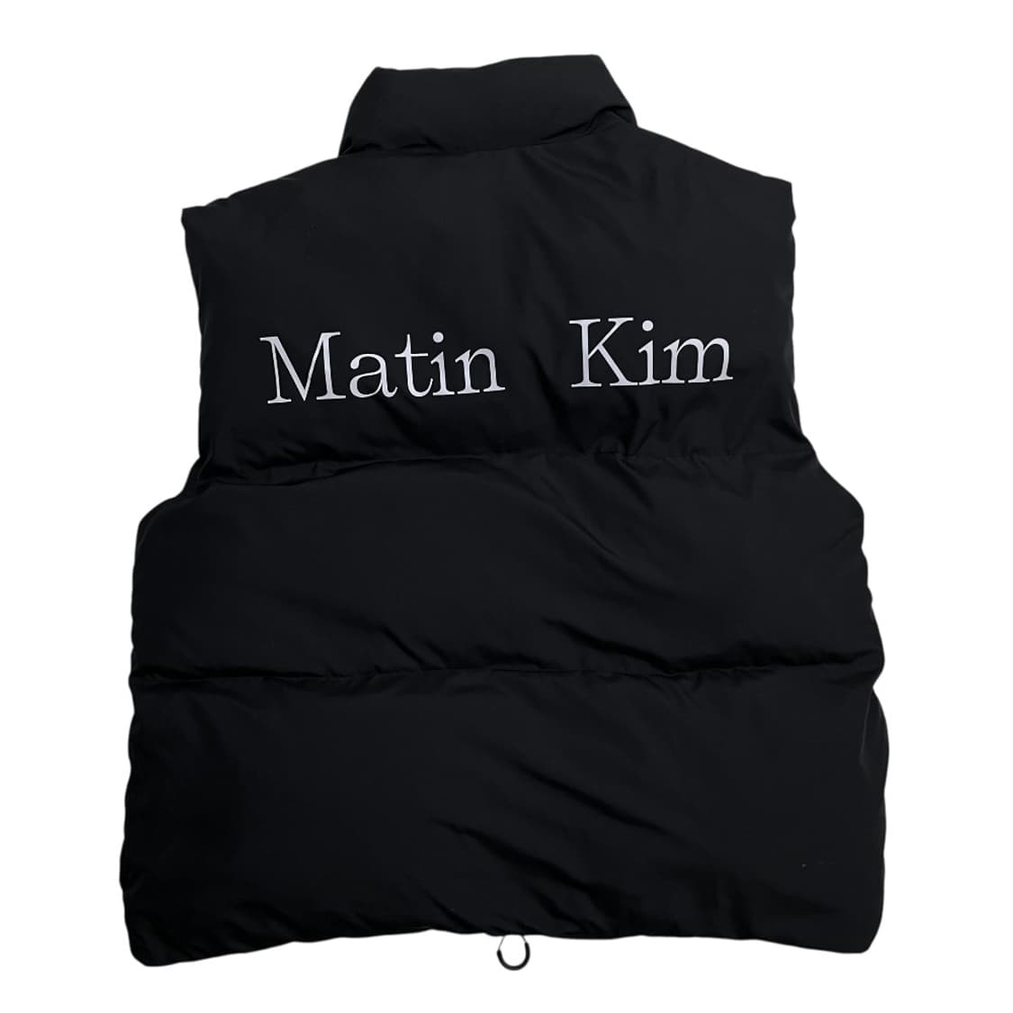 마뗑킴 포켓 블랙 패딩조끼 S 상품이미지5
