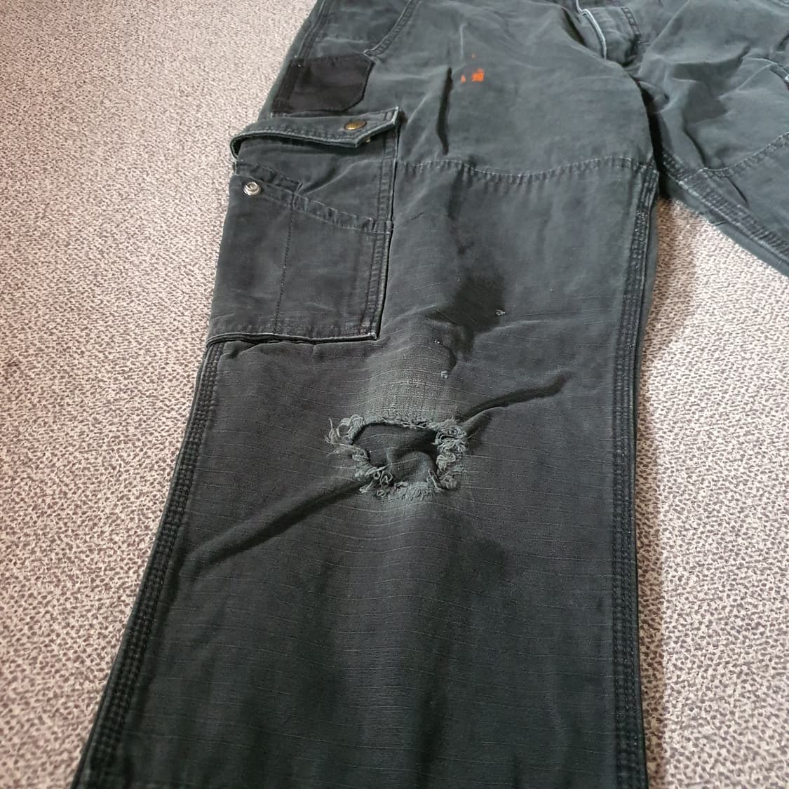 칼하트 Ripstop cargo B342 BLK  No.56 상품이미지3