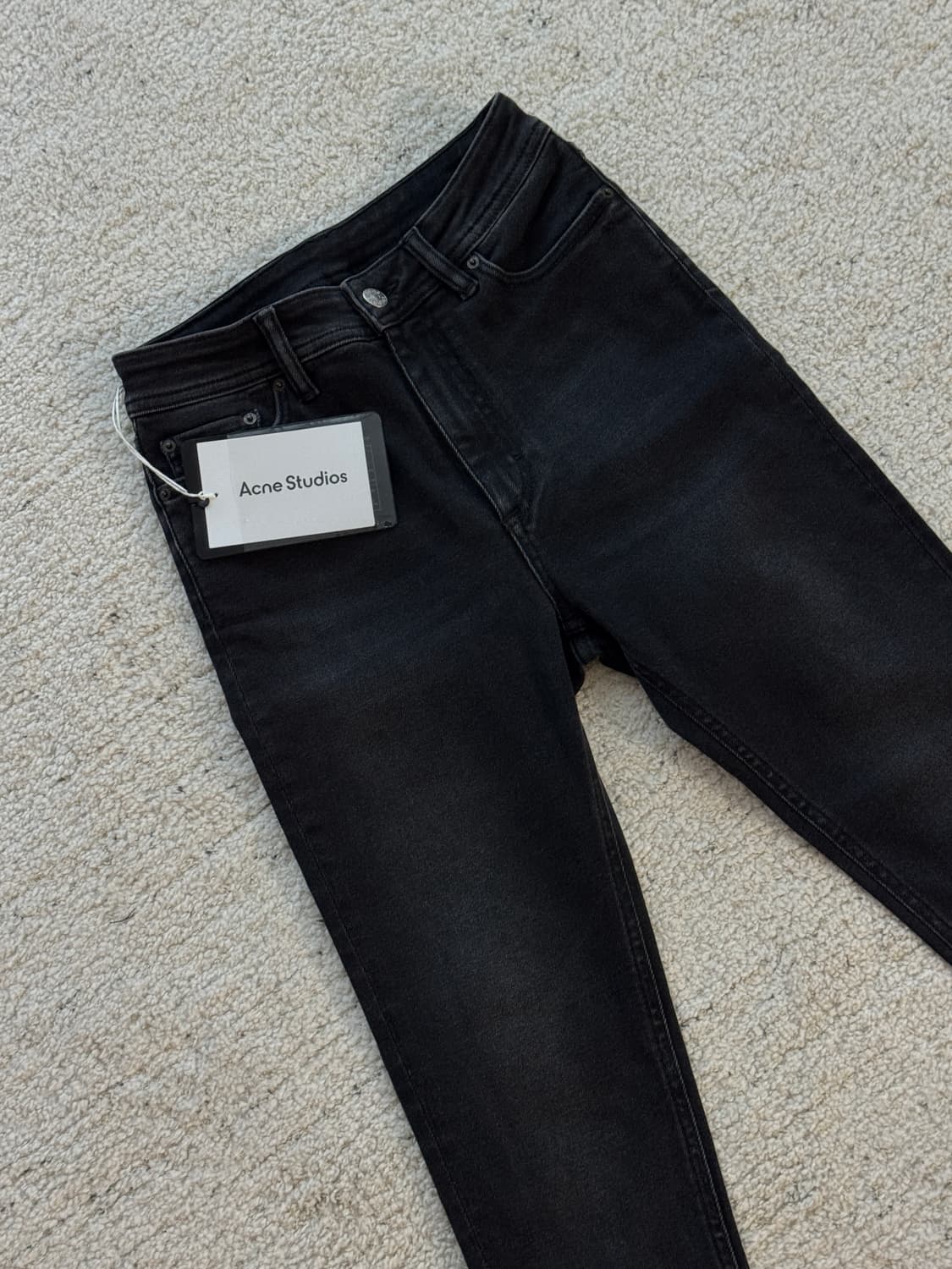 <새상품> 아크네스튜디오 Acne Studios 워싱블랙 스키니진 상품이미지4