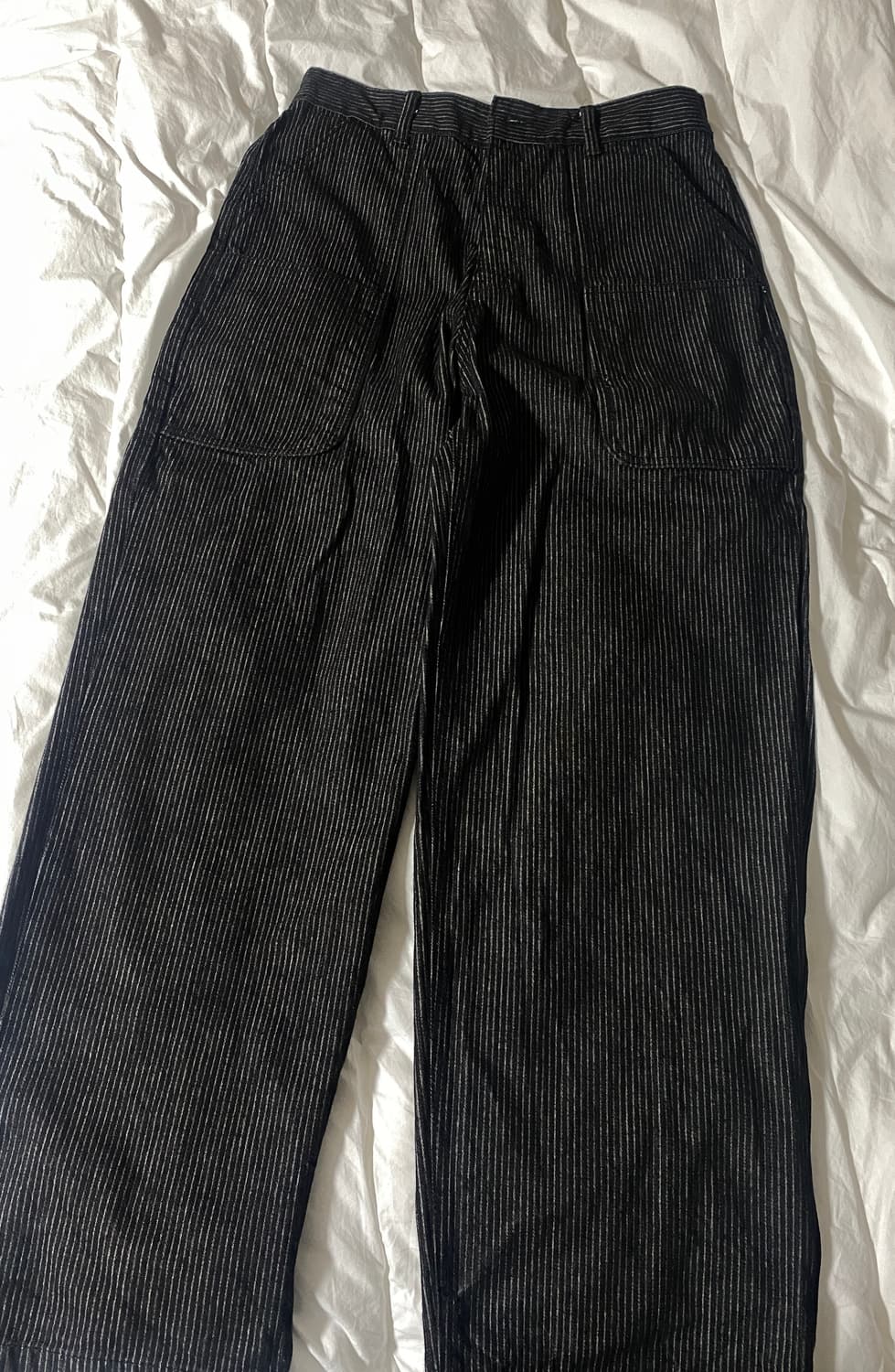 이알티알 ertr Stripe Denim Pants Black 데님 상품이미지2