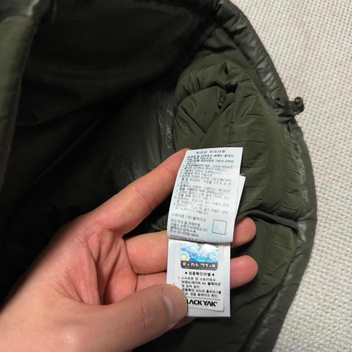 블랙야크 경량 다운 패딩조끼 상품이미지7