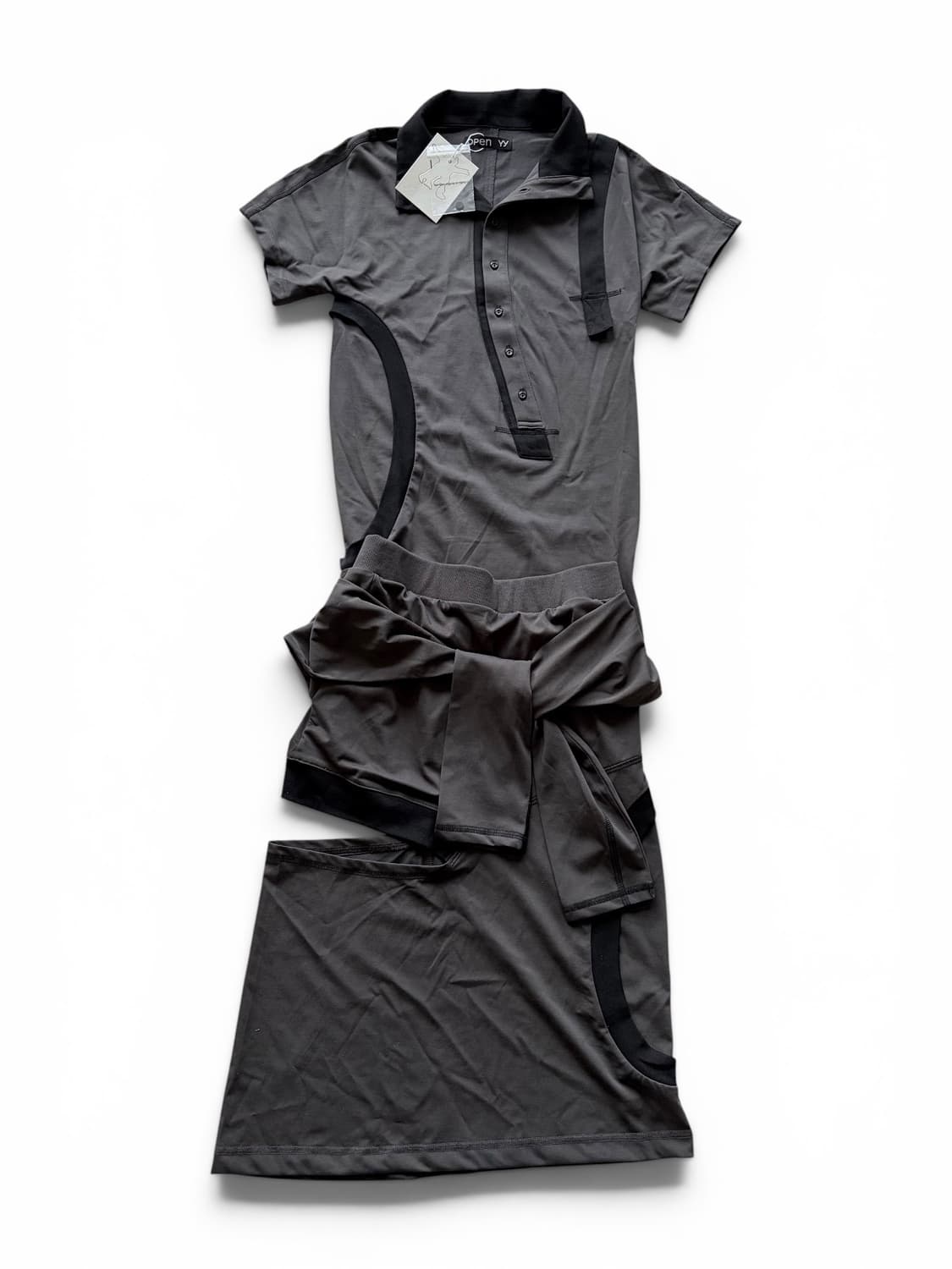 오픈와이와이 PANEL CUTOUT SKIRT 상품이미지7