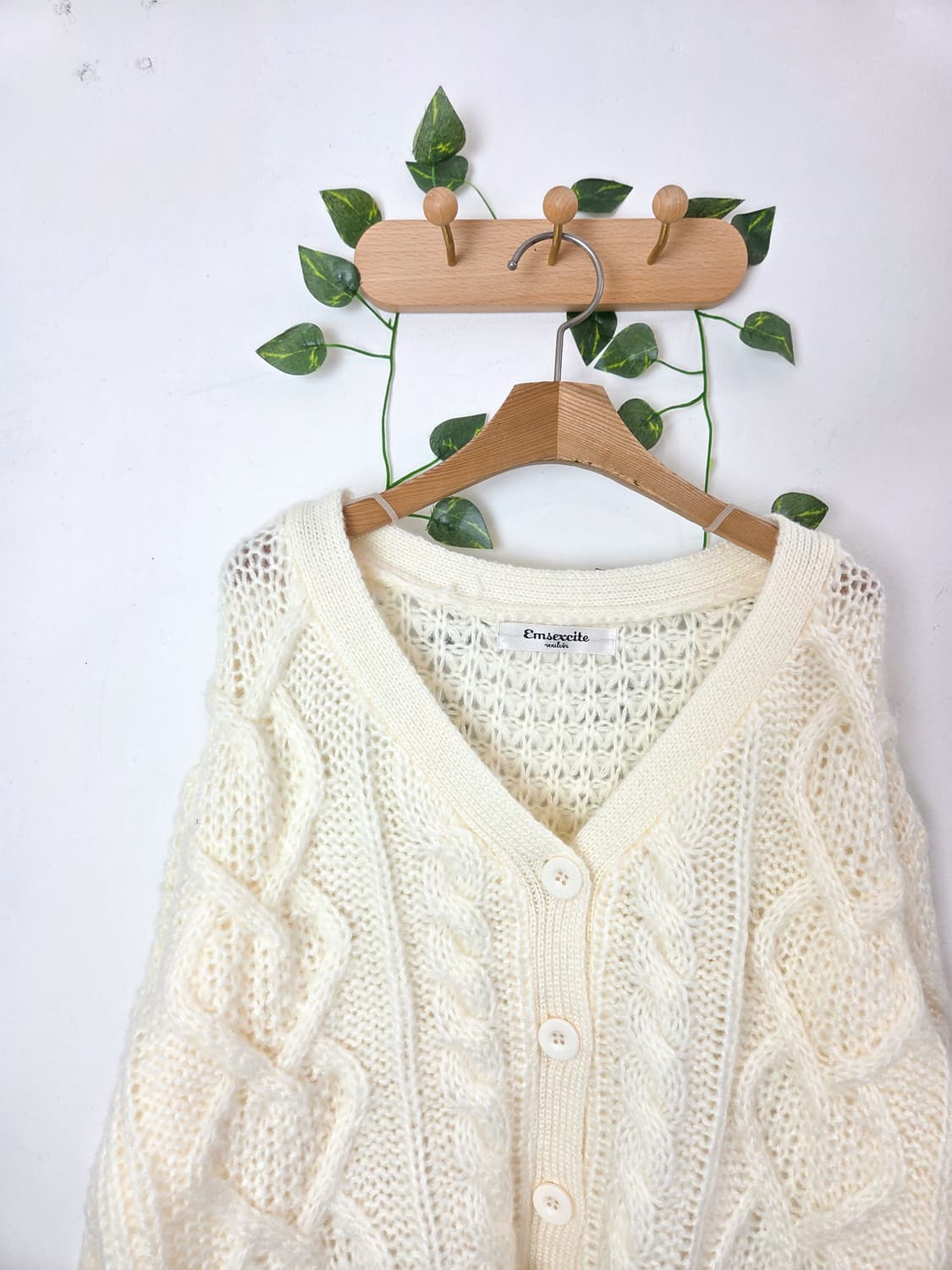 아이보리 아방핏 가디건 상품이미지2