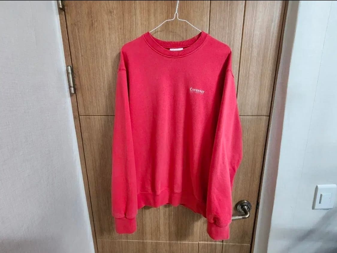 (M)커버낫 스몰 어센틱 로고 맨투맨 상품이미지1