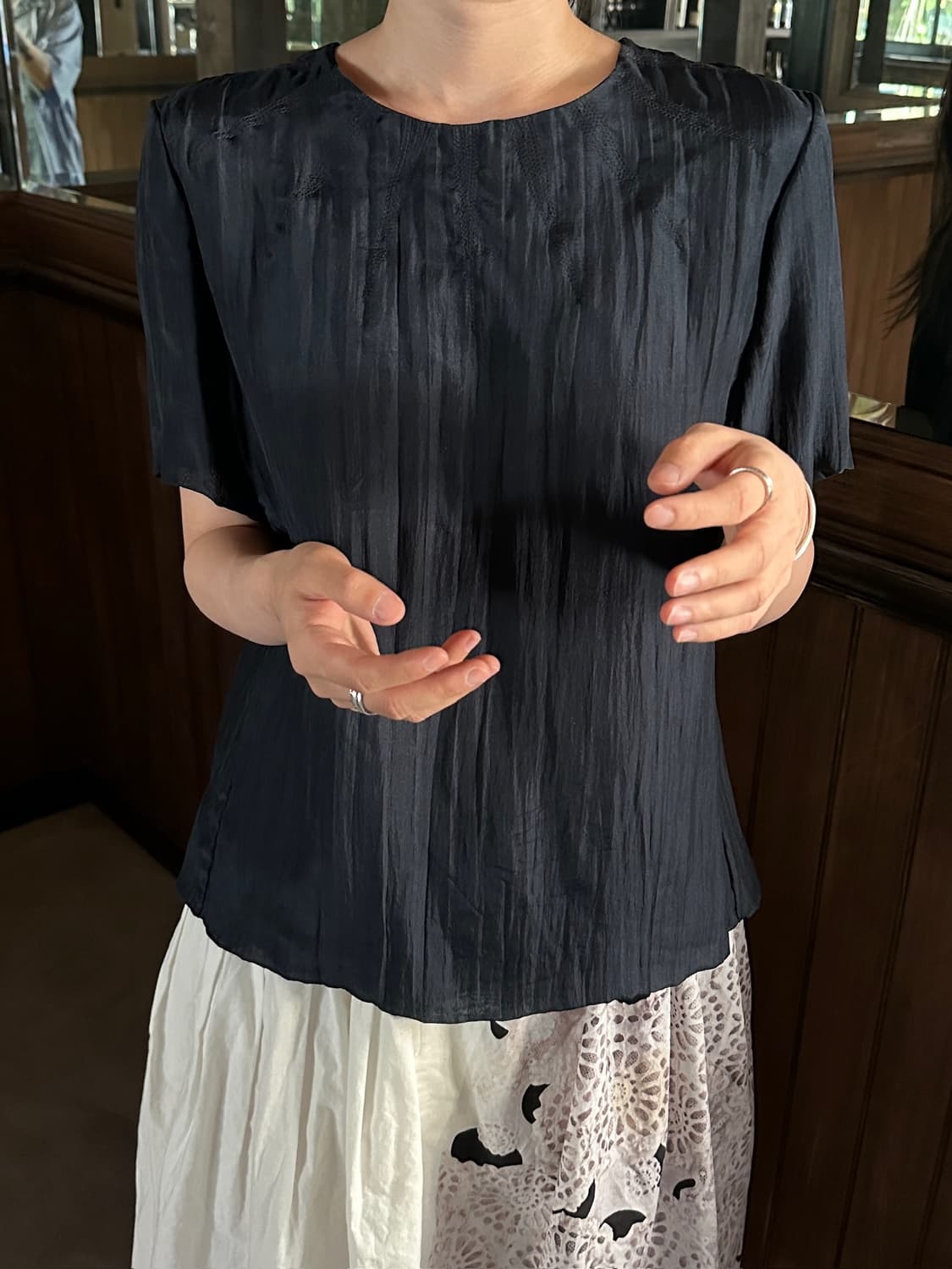 MARNI silk back-button blouse 상품이미지2