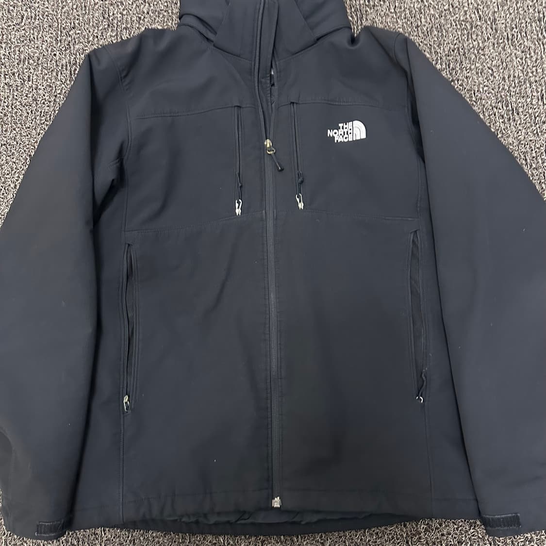 노스페이스 소프트쉘 바람막이 자켓 블랙 M 상품이미지3