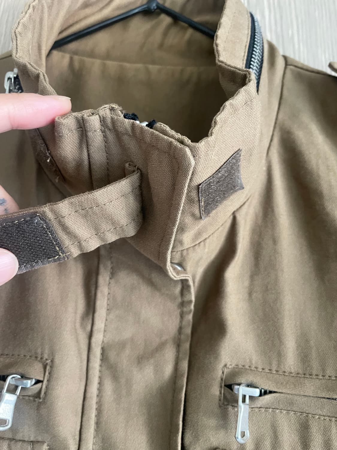 에고이스트 그런지 갸루 y2k 야상 상품이미지3