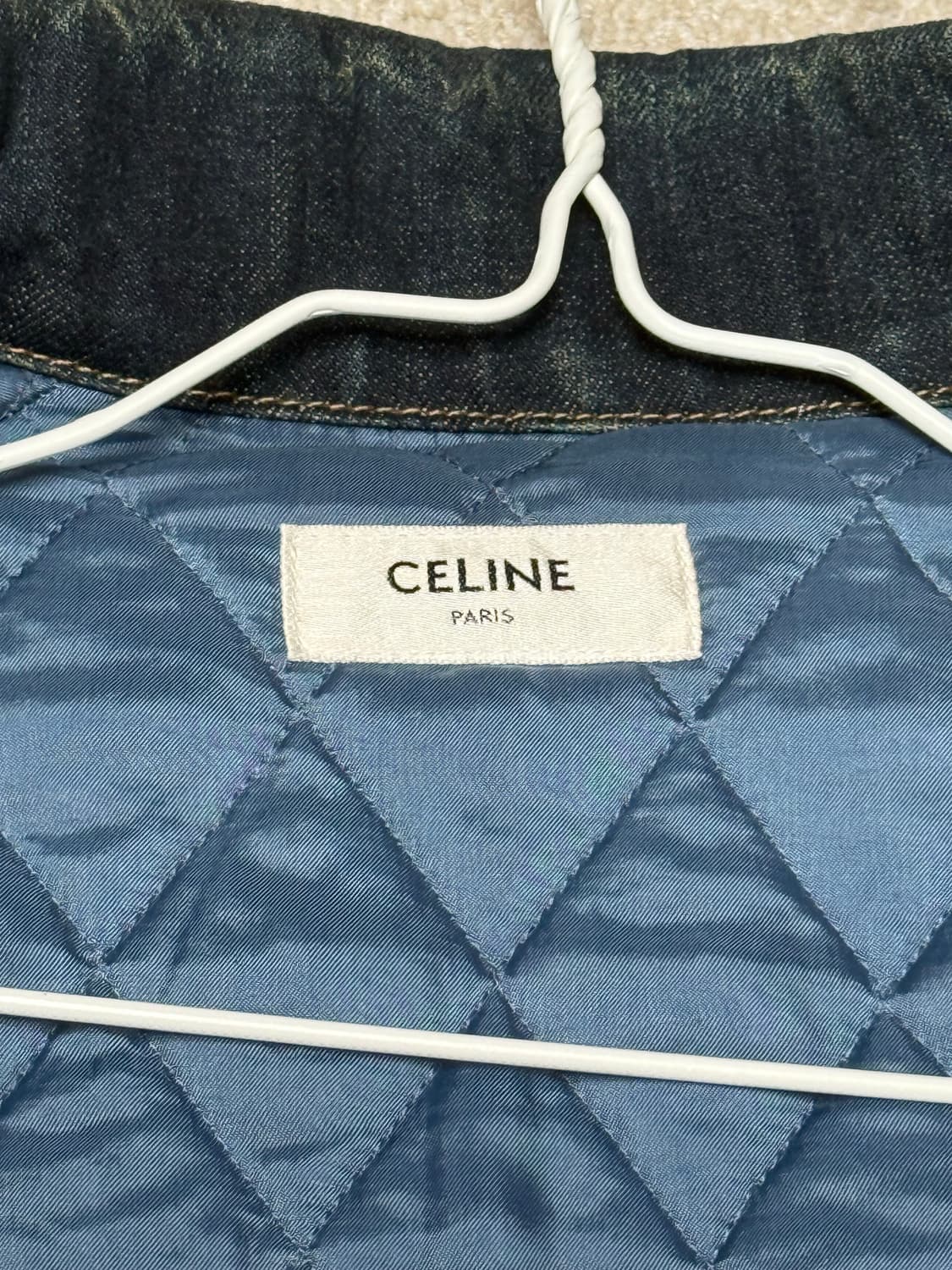 셀린느 테디자켓 코튼데님 XL(사이즈구하기힘듭니다) 상품이미지4