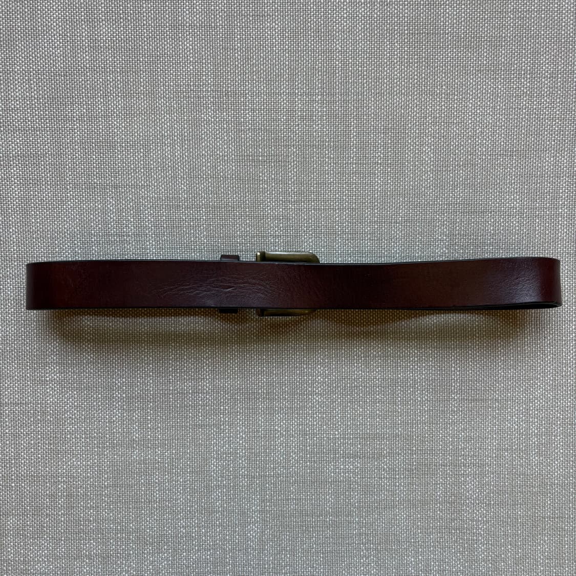 [28-29] 90s USA GAP 브라운 레더 브라스 버클 벨트 상품이미지4