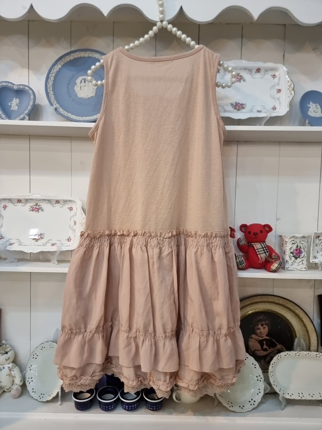 액시즈팜(Axes femme) 모카 레이스 프릴 원피스 상품이미지5