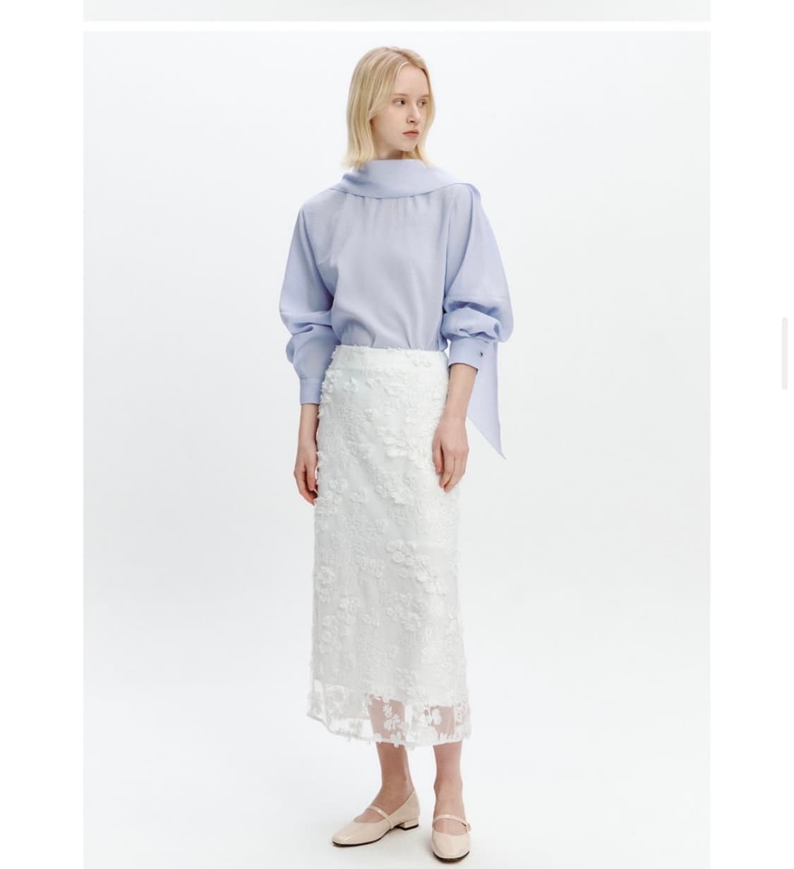 그레이데시온 타이 블라우스 (하객룩) 상품이미지5