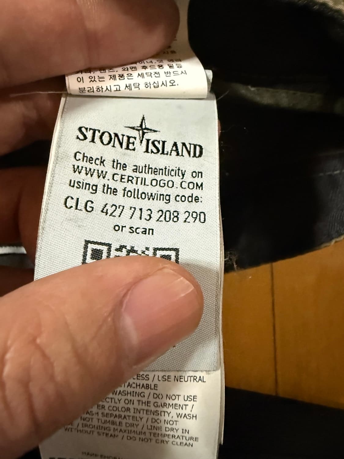 스톤아일랜드 318WA 올드 이펙트 카고팬츠 상품이미지5