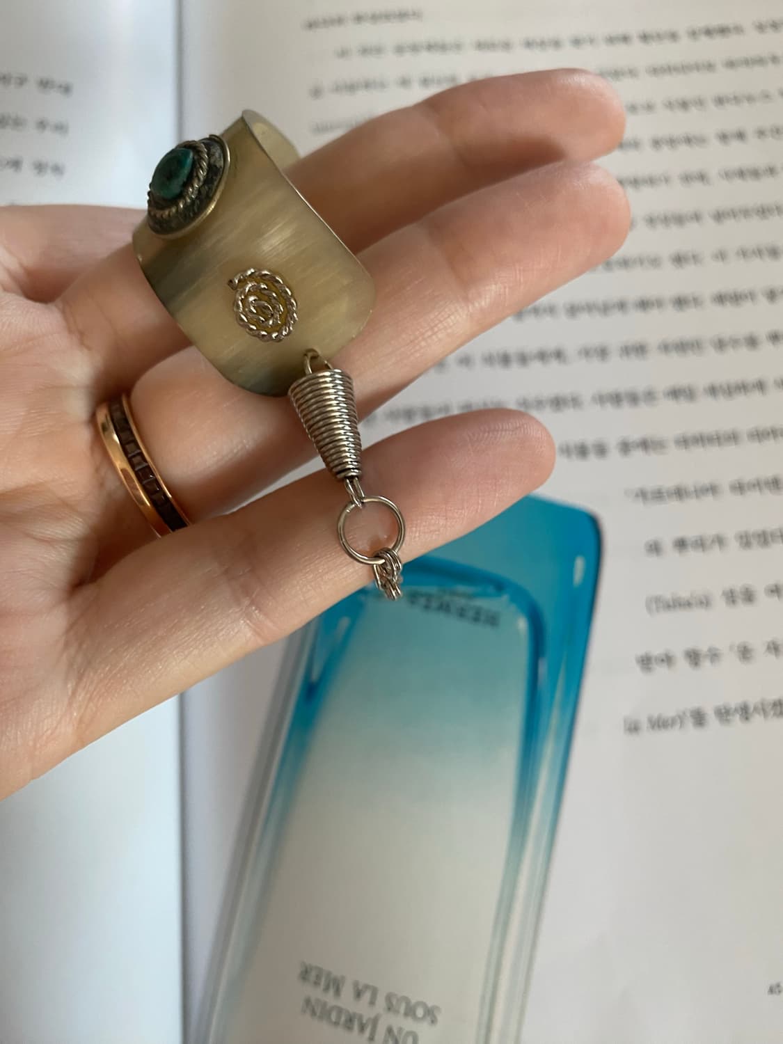 빈티지 에스닉 버팔로 혼 브레이슬릿 상품이미지5