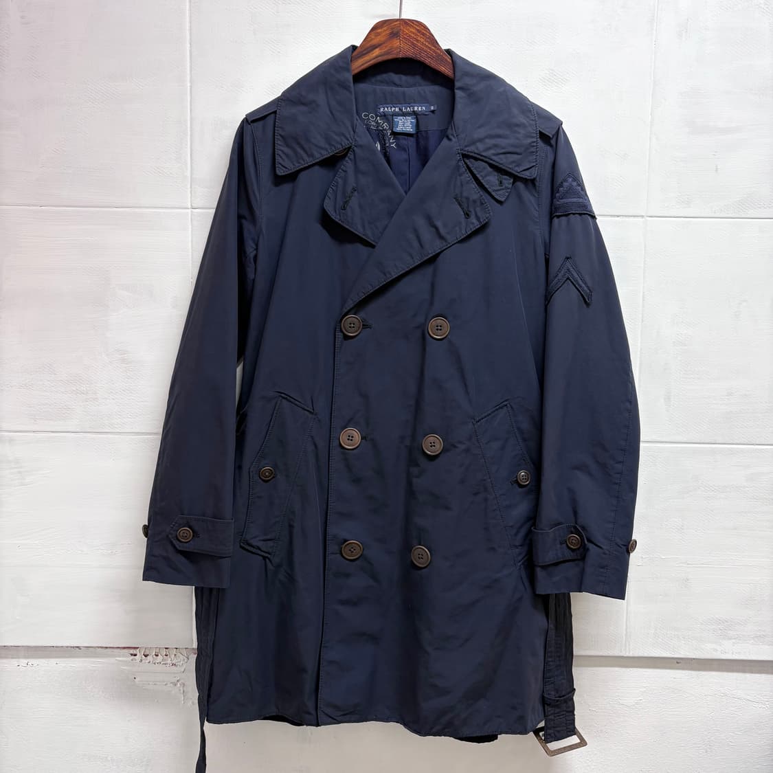 랄프로렌 RALPH LAUREN 네이비 트렌치 코트  상품이미지1