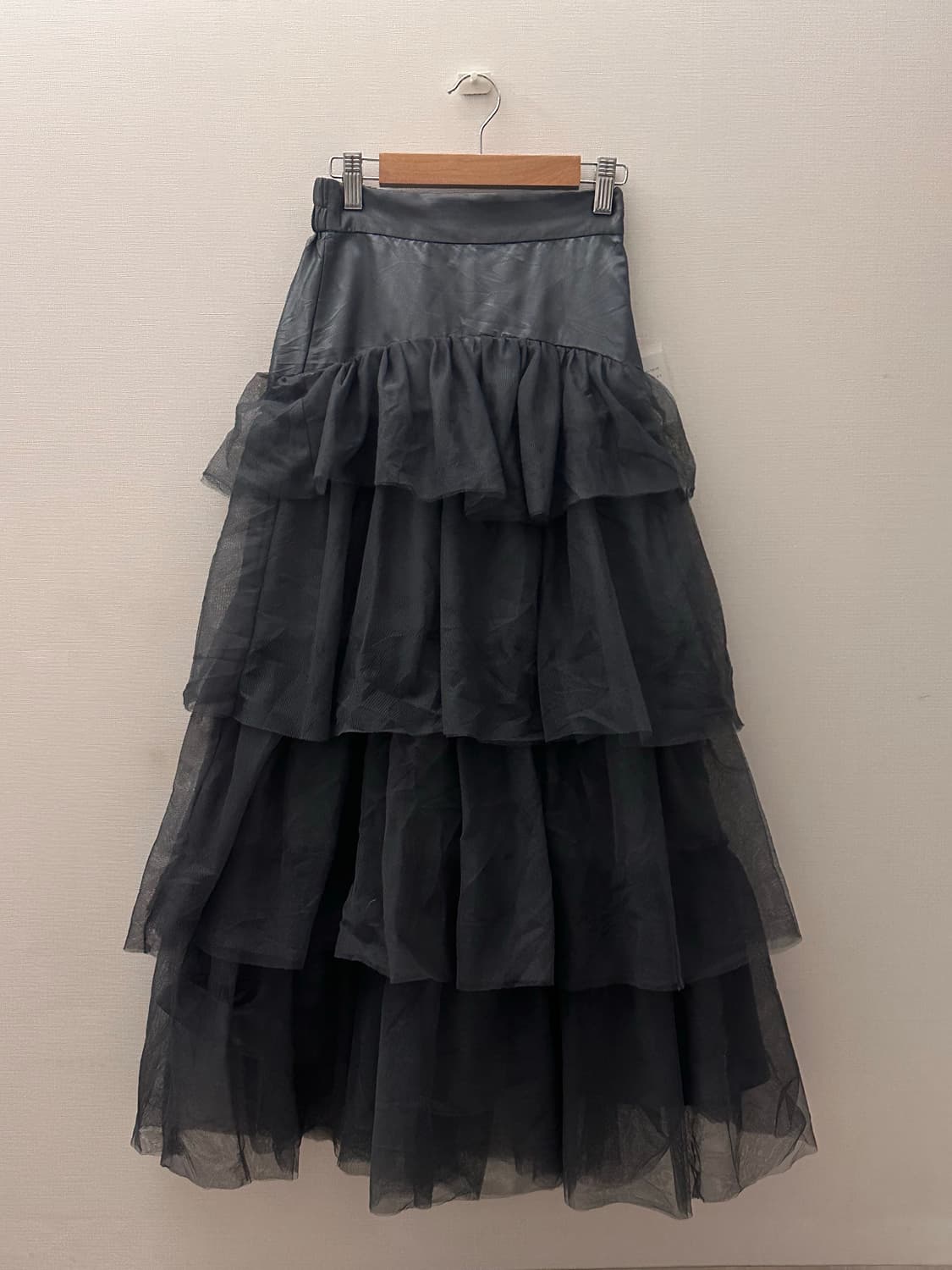 고스 블랙  캉캉 샤 스커트 상품이미지6