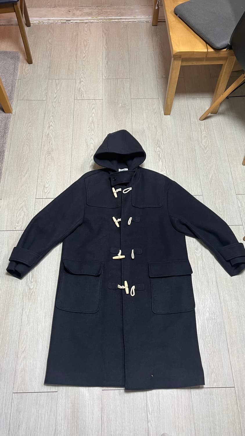 파르티멘토 멜톤 더플 롱 코트 네이비 (떡볶이 코트) M 상품이미지2