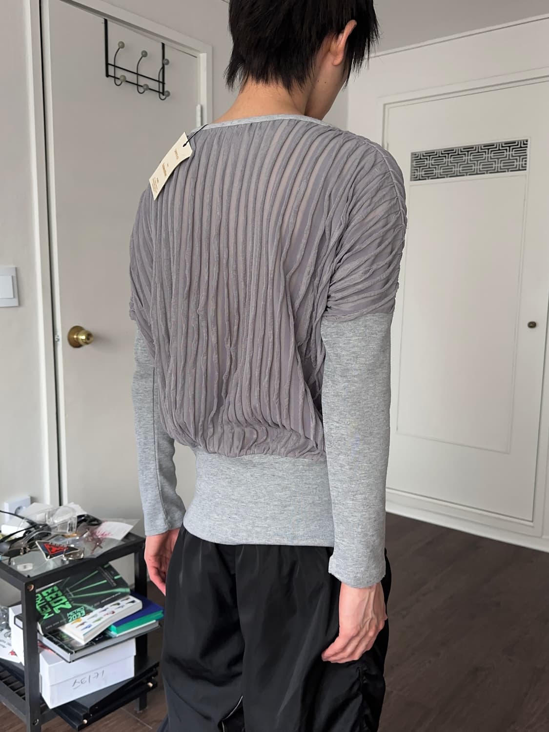 Sweet Rogue 플리츠 텍스쳐 슬리브 상품이미지4