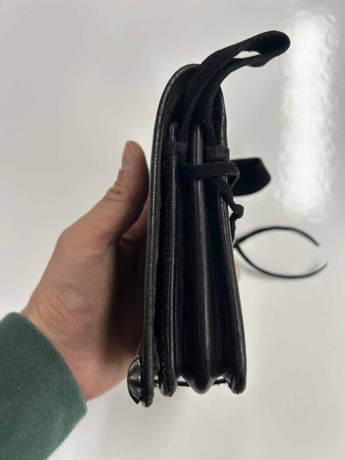 GOROS 올드고로스 3콘초 새들레더 시가렛케이스 상품이미지2