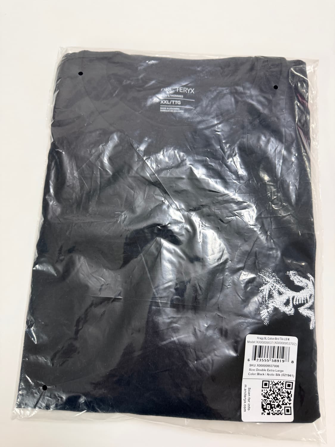 아크테릭스 크래그 SL 코튼 버드 타일 롱슬리브 셔츠 블랙 아크틱 실크 상품이미지3