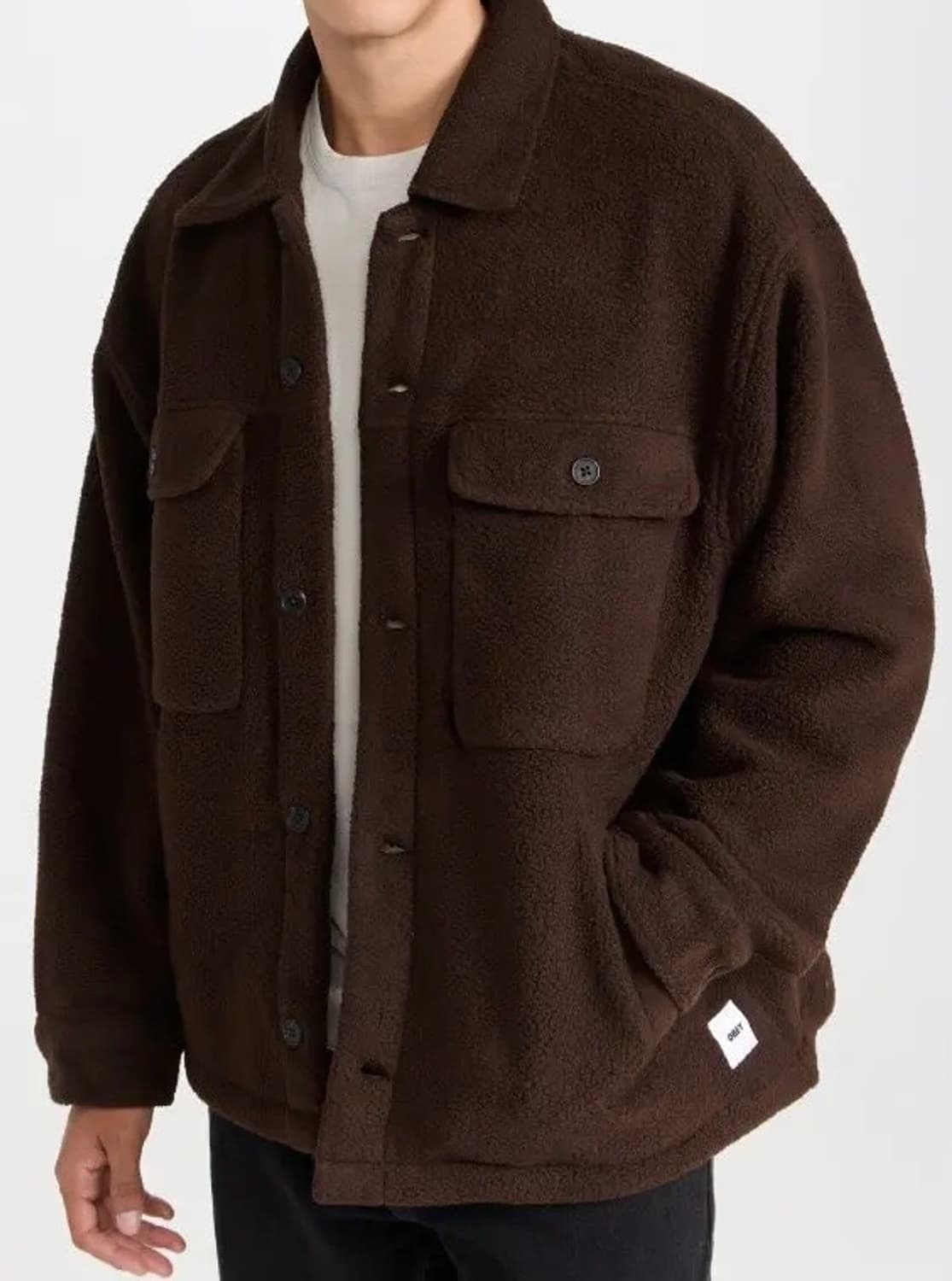 오베이 톰슨 셔츠자켓 M 브라운 상품이미지1