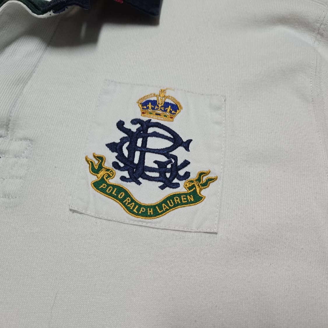 XXL 폴로랄프로렌 한정판 럭비 티셔츠 화이트 상품이미지2