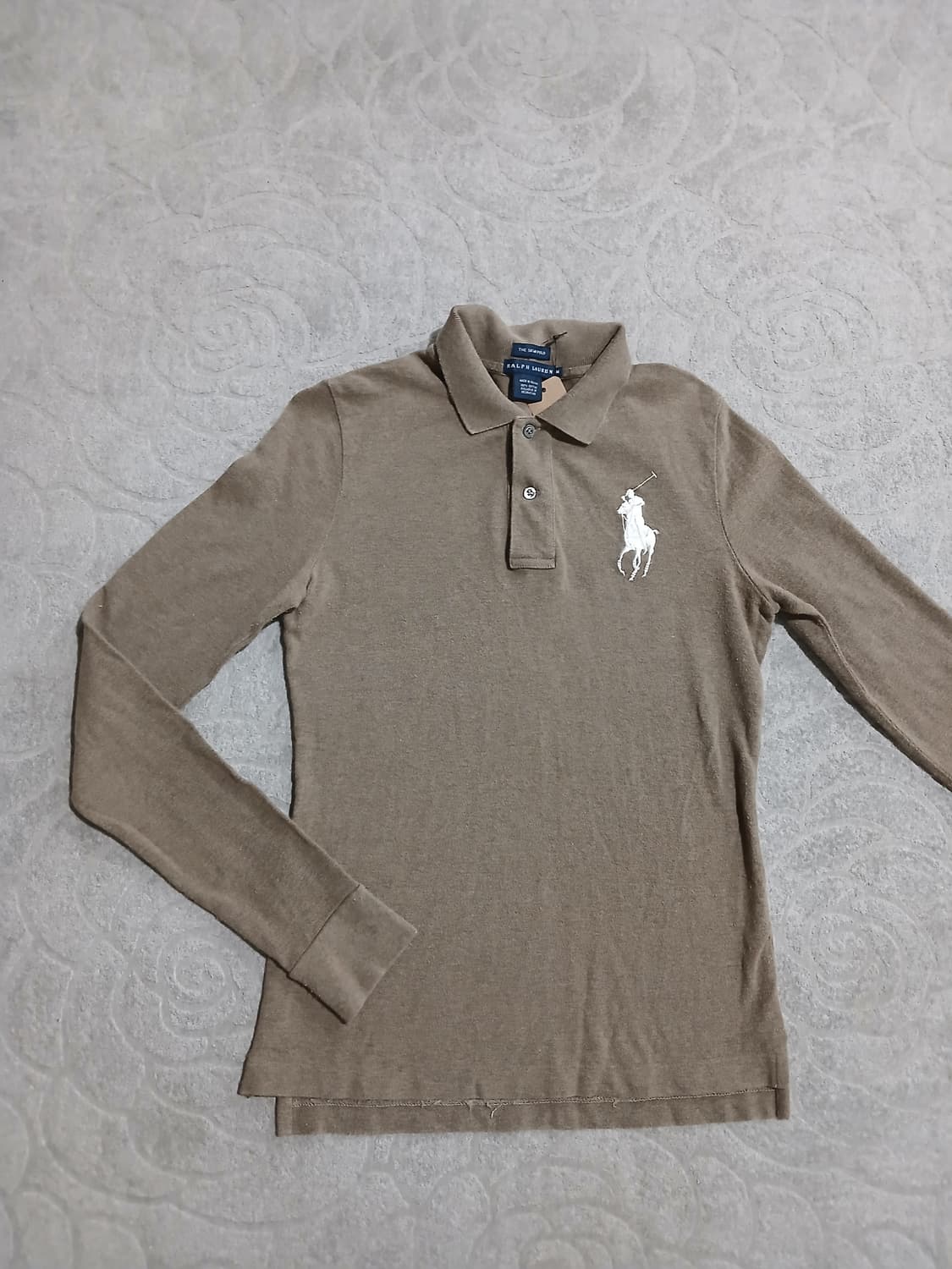 폴로 랄프로렌 빅포니 브라운 긴팔 카라티 M 상품이미지2