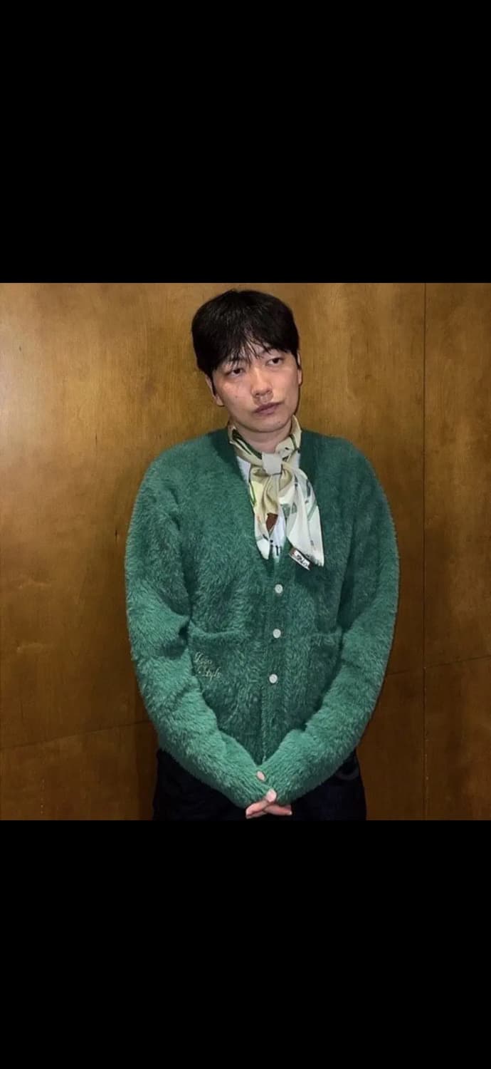 레이트 체크아웃 SSA LIFESTYLE 가디건 그린 L 상품이미지8