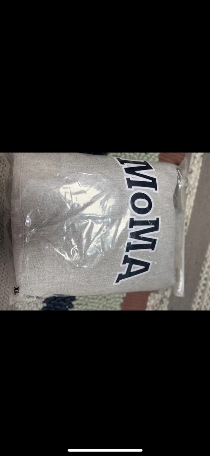 MOMA 회색 자수 후디 XL 새상품 상품이미지3