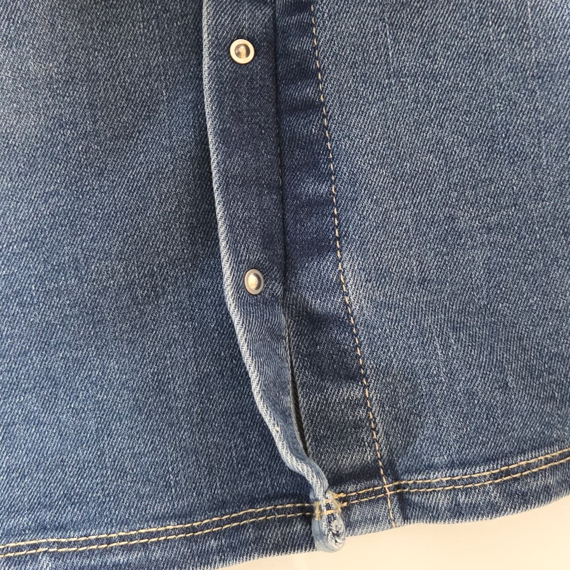 리바이스 키즈 버튼업 오버롤 스커트 14REG 상품이미지5