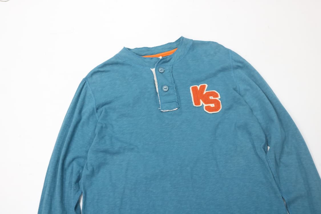 챔피온 빈티지 헨리넥 패치 롱슬리브 티셔츠 (L) 상품이미지3