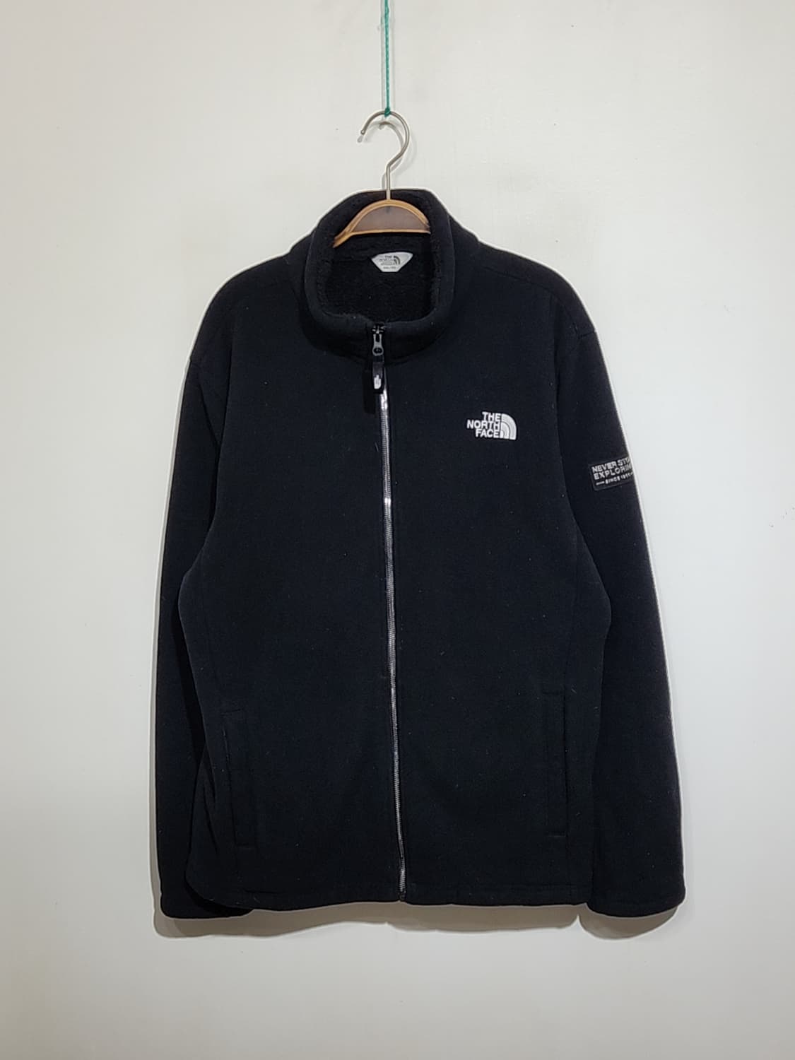 (XL) 노스페이스 플리스 점퍼 블랙 안감털 후리스 자켓  상품이미지1