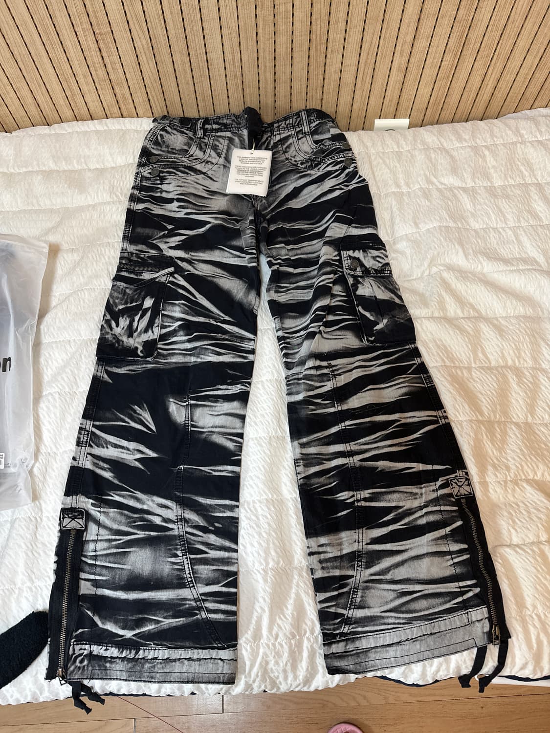 Jaded London CREASED WASH TROOPER CARGO 상품이미지1