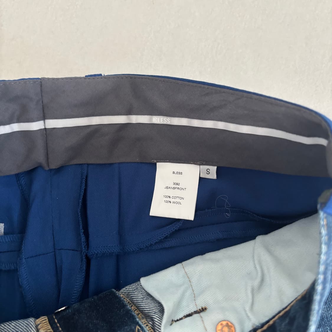 블레스 데님 트라우저 상품이미지4