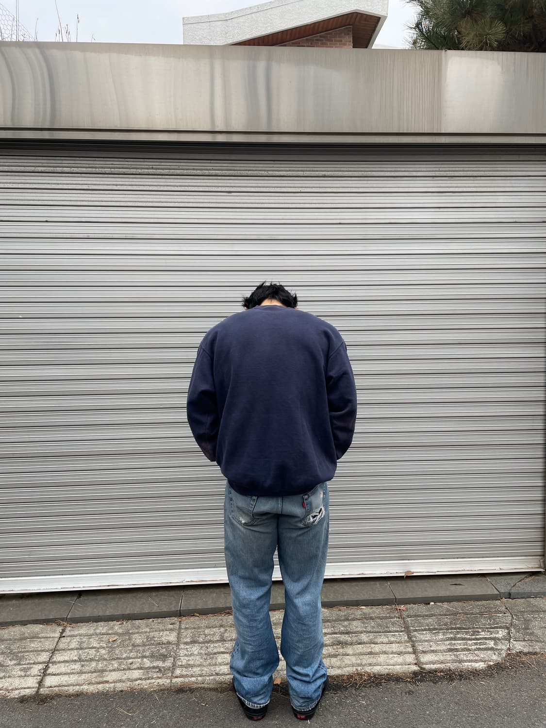 90s Nike Faded Navy Sweatshirt(USA Made) 상품이미지9