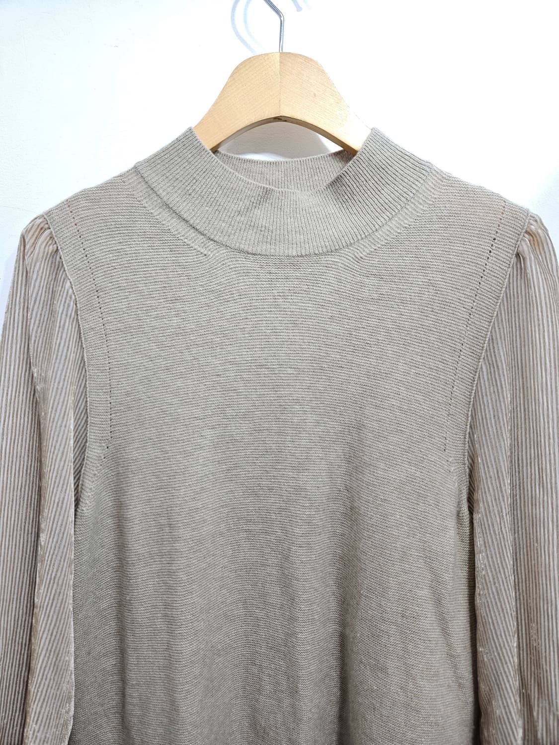 메르헨(Marchen) 시스루 캐시울 블라우스  상품이미지4