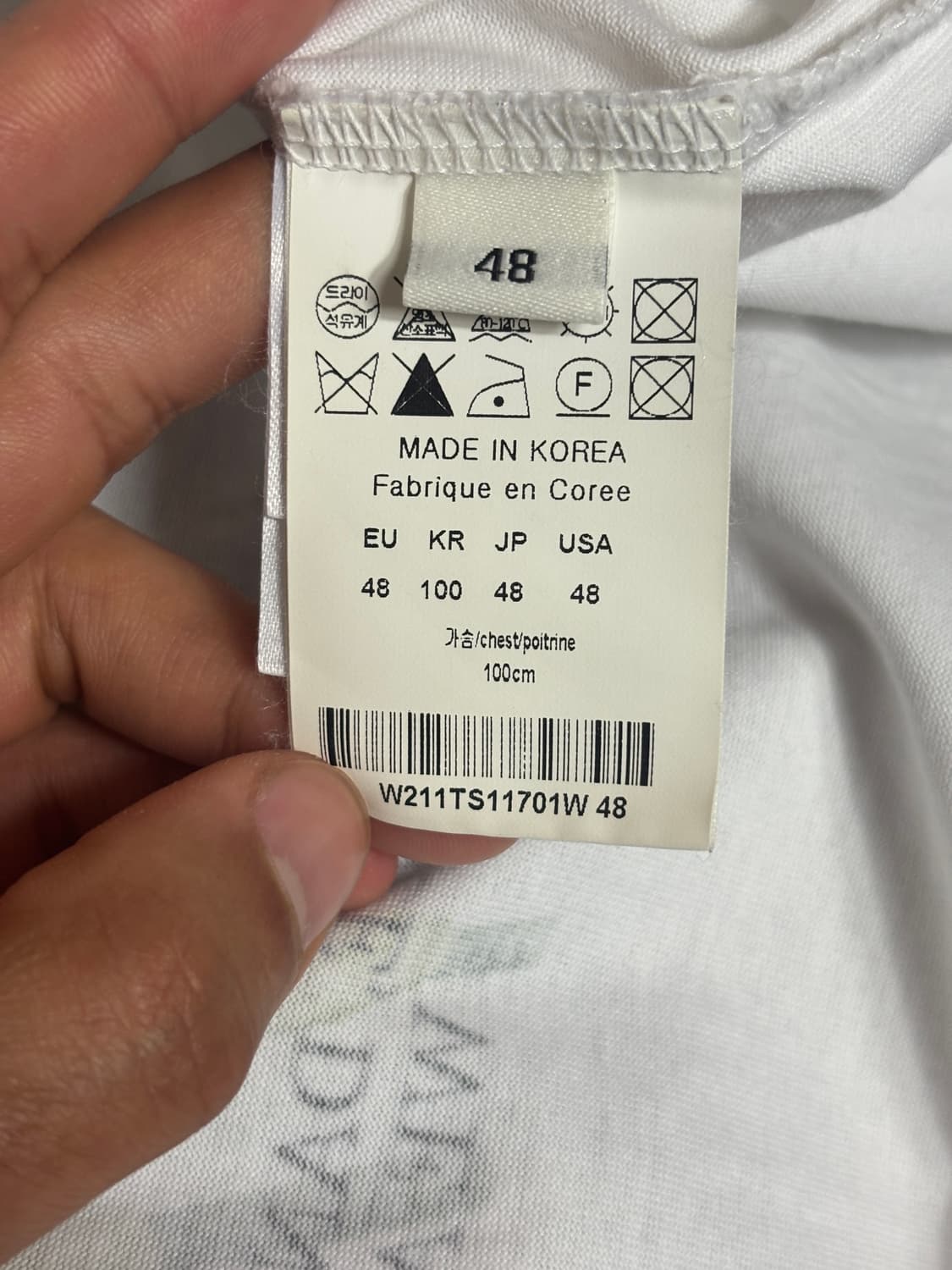 우영미 21ss 플라워프린팅 48size 반팔티셔츠 상품이미지4