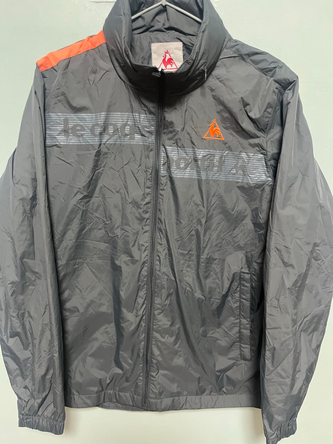 르꼬끄 스포르티브 바람막이 그레이/오렌지 상품이미지1