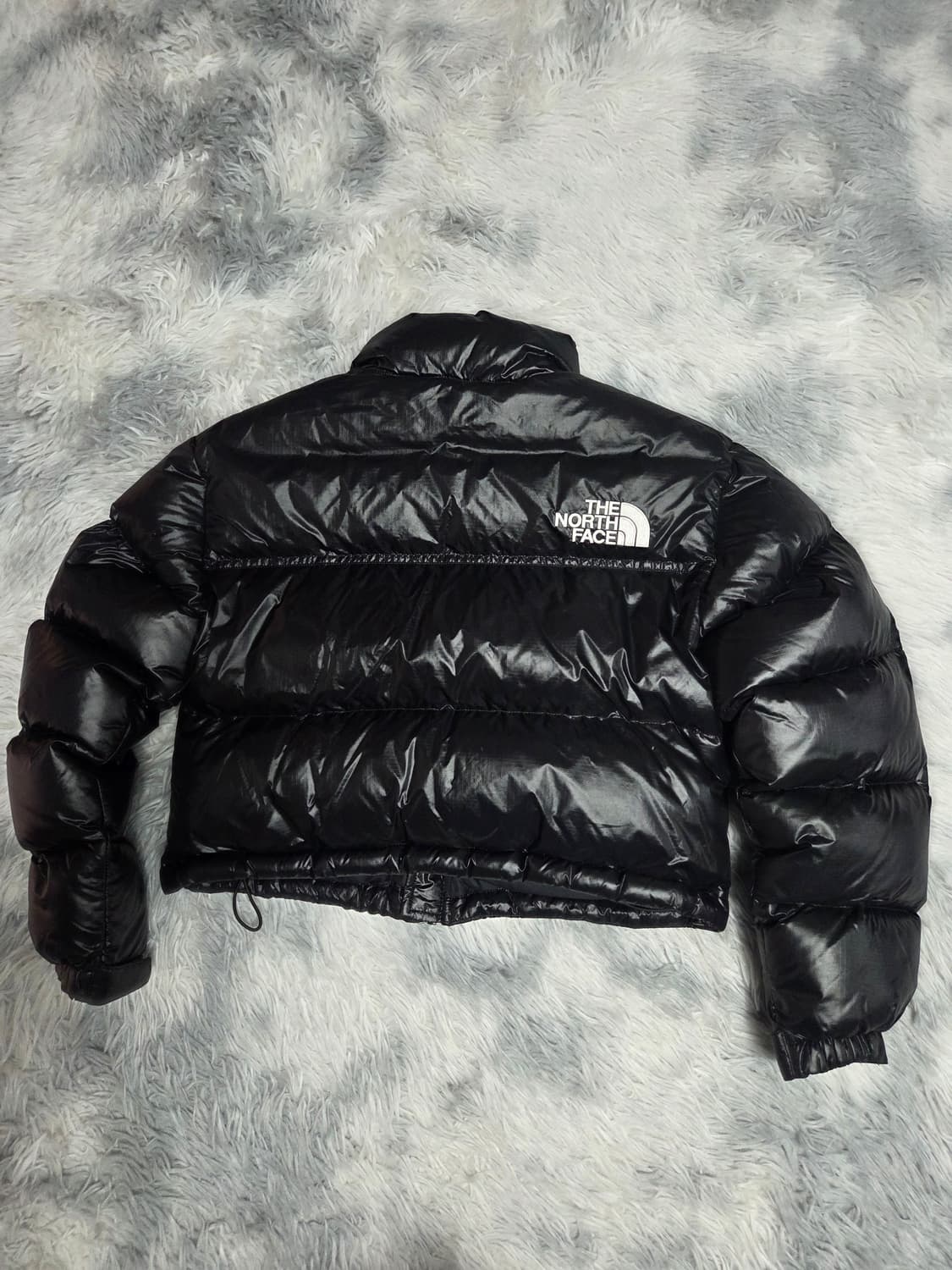 노스페이스 블랙 눕시 숏패딩 M 상품이미지2