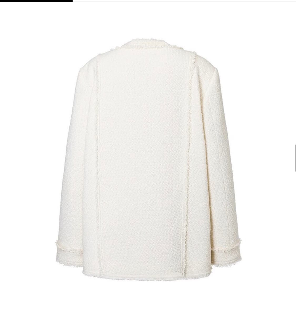 레이브 Trimmed Hook Midi Tweed Jacket 팝니다. 상품이미지3