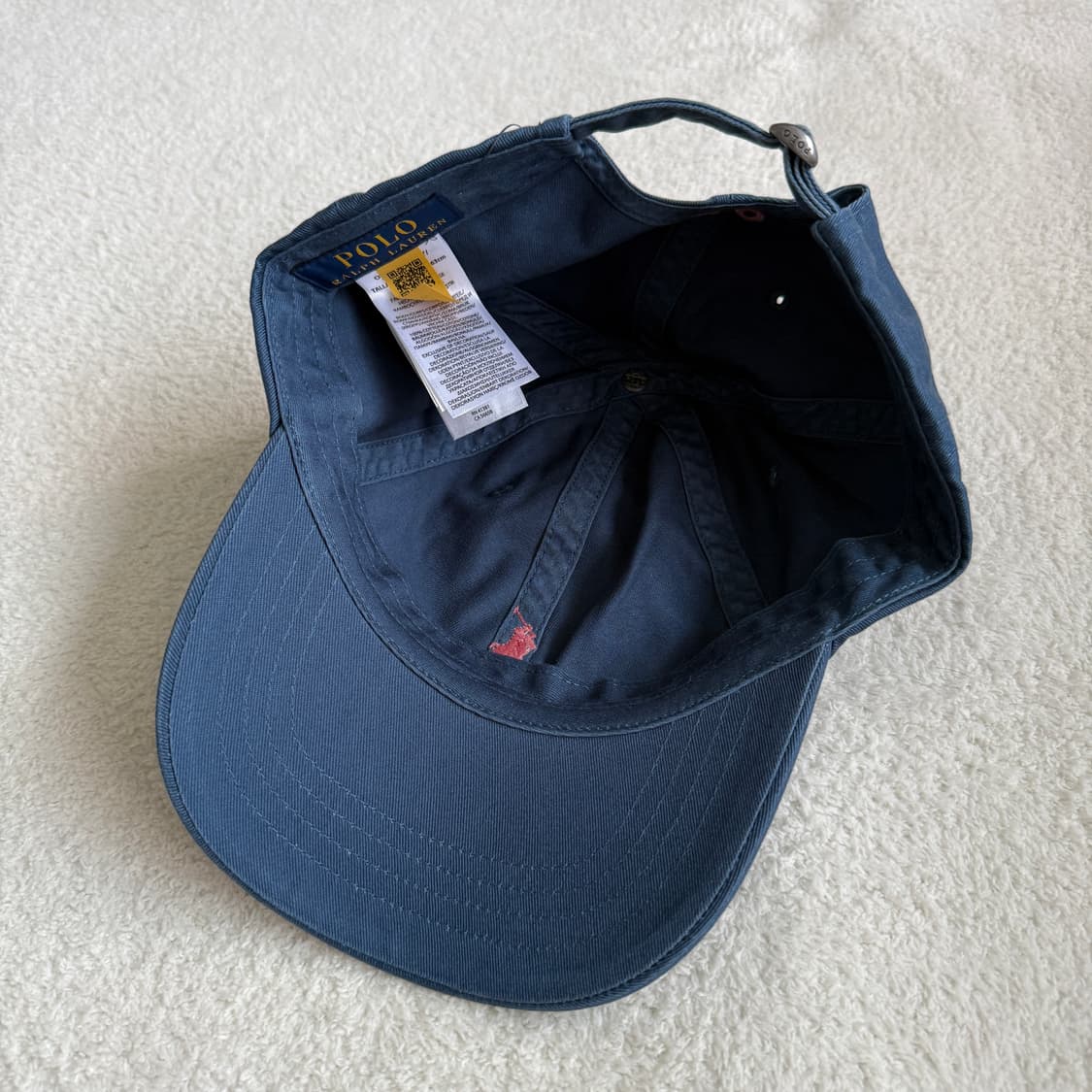 폴로랄프로렌 치노 볼캡 모자 블루 상품이미지4